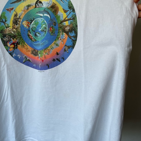 Vintage 90’s Animal Circle of Life Nature Long Sleeve - Picture 7 of 16